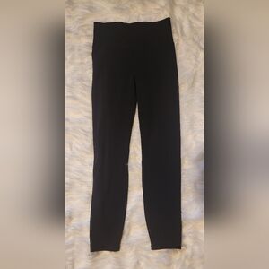 Vuori Ribbed Waist Black Leggings